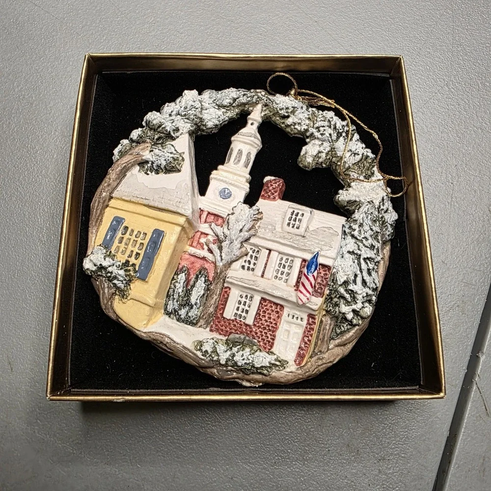 2 Hestia Products, Ornaments Handmade & Signed. Ameriscape Philadelphia‎